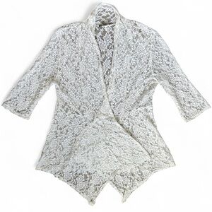 Vintage Double Take Lace Cardigan